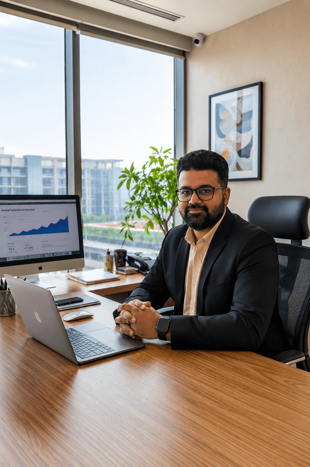 Portrait of Jibon Kumar Paul, Director.